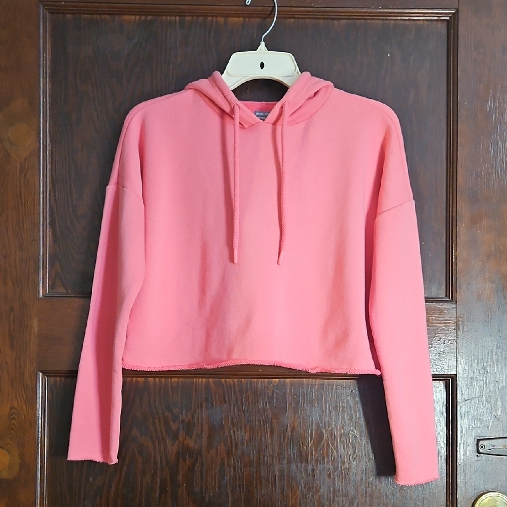 Aerie Pink Hoodie Crop Top - Size XS